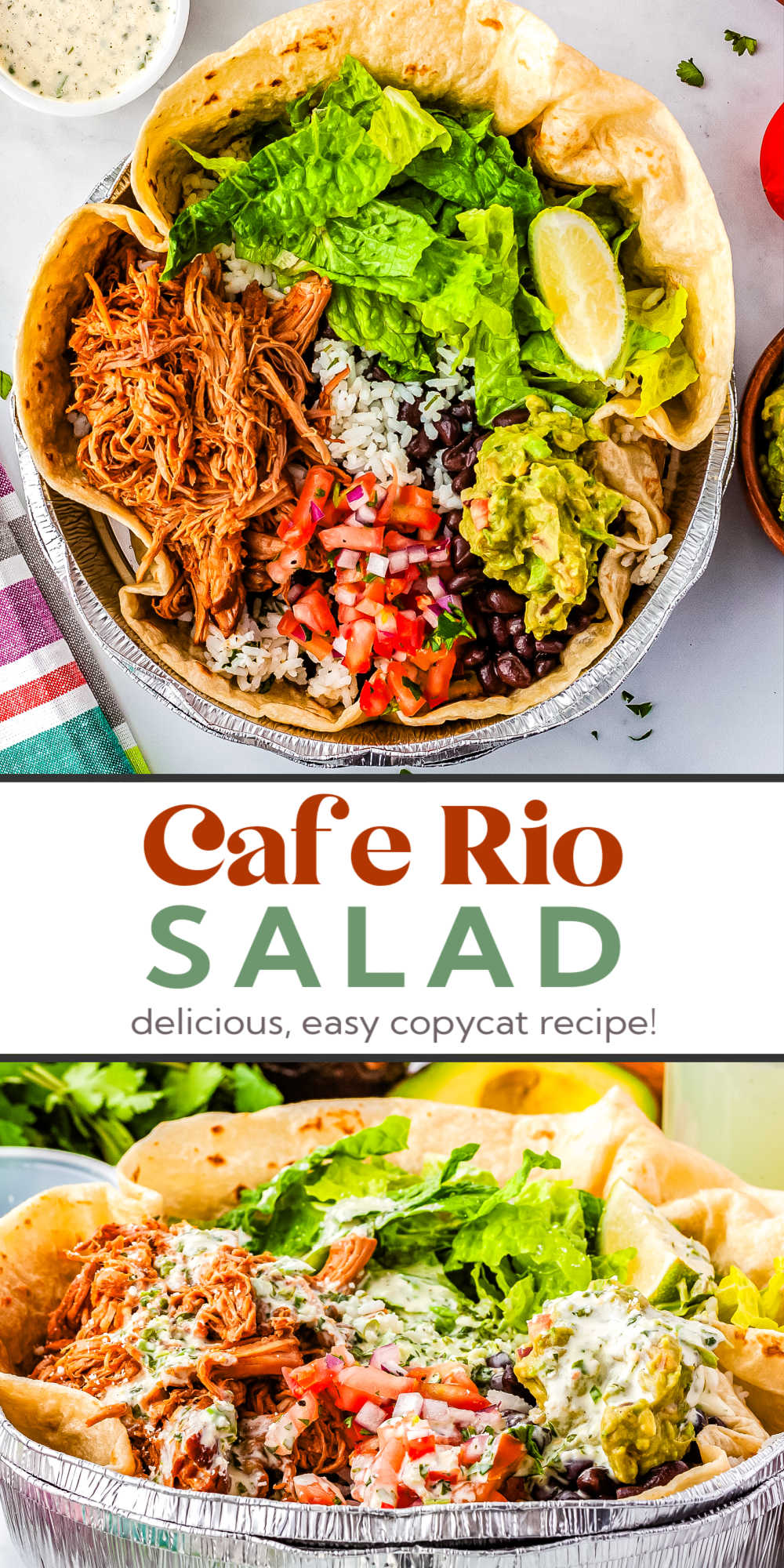 Cafe Rio Salad - The Cozy Fork