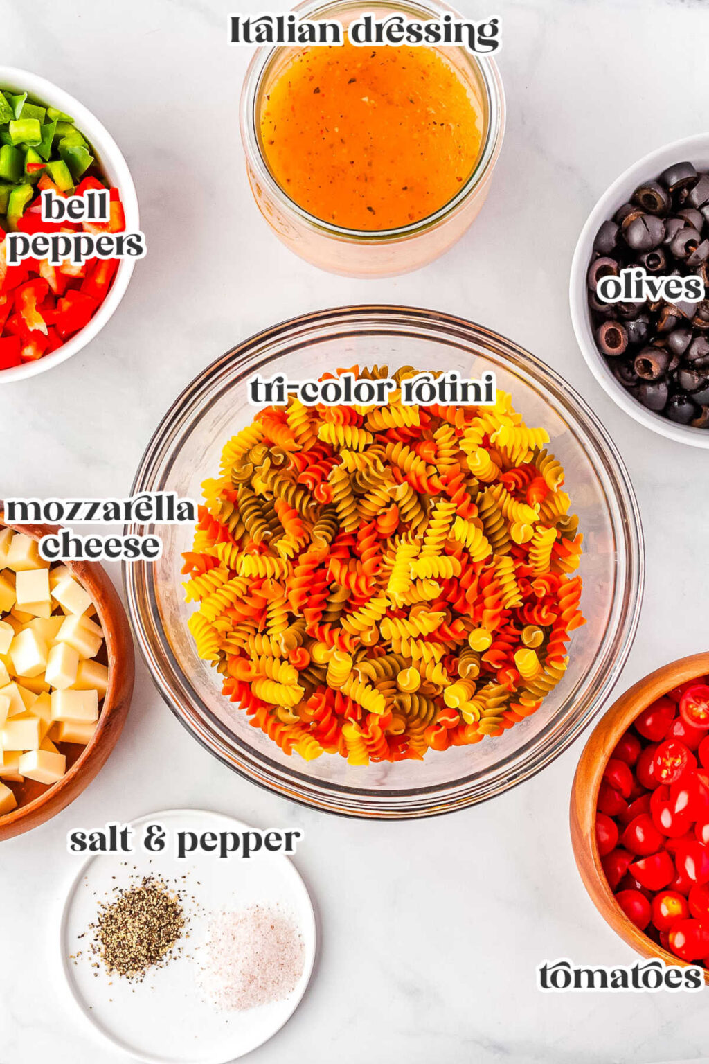 Rotini Pasta Salad - The Cozy Fork